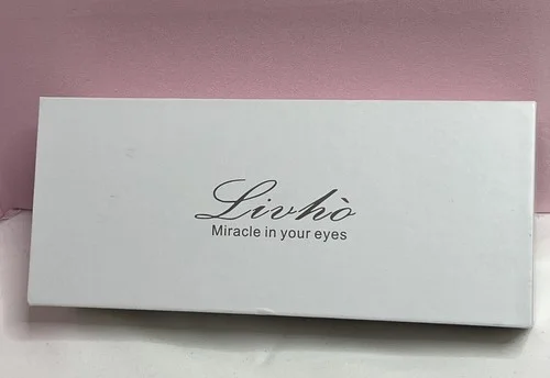Livho Miracle In Your Eyes BLUE LIGHT BLOCKING Italian Glasses Clear Black Open